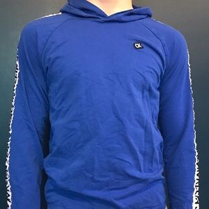 Blue Calvin Klein long sleeve shirt
